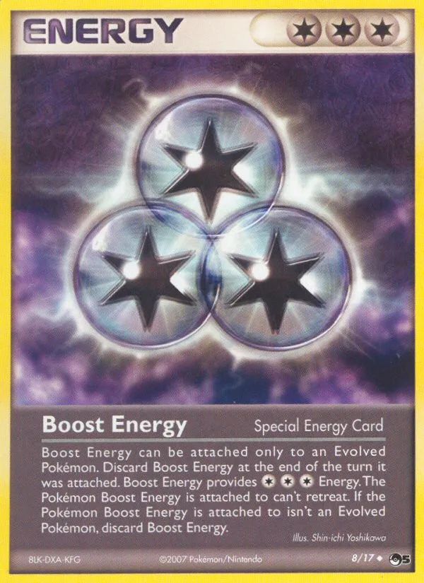 Boost Energy #8 POP Series 5 Pokemon card