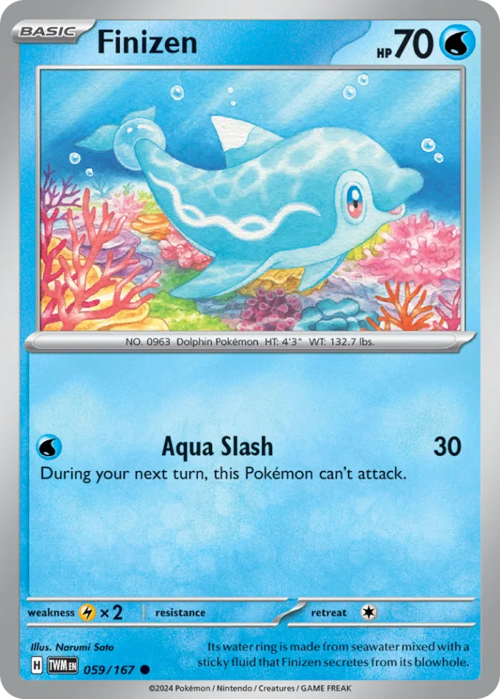 Finizen #59 Twilight Masquerade Pokemon card