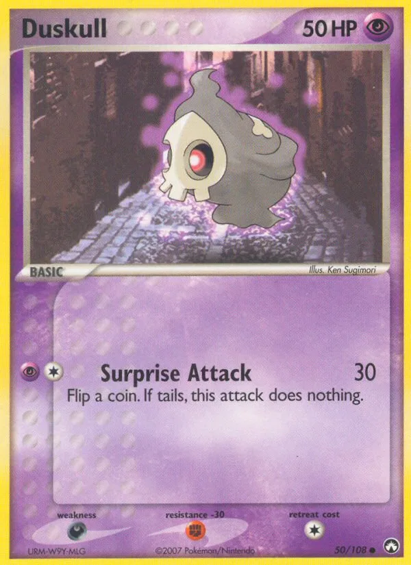 Duskull EX Power Keepers card
