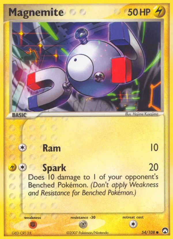 Magnemite EX Power Keepers card