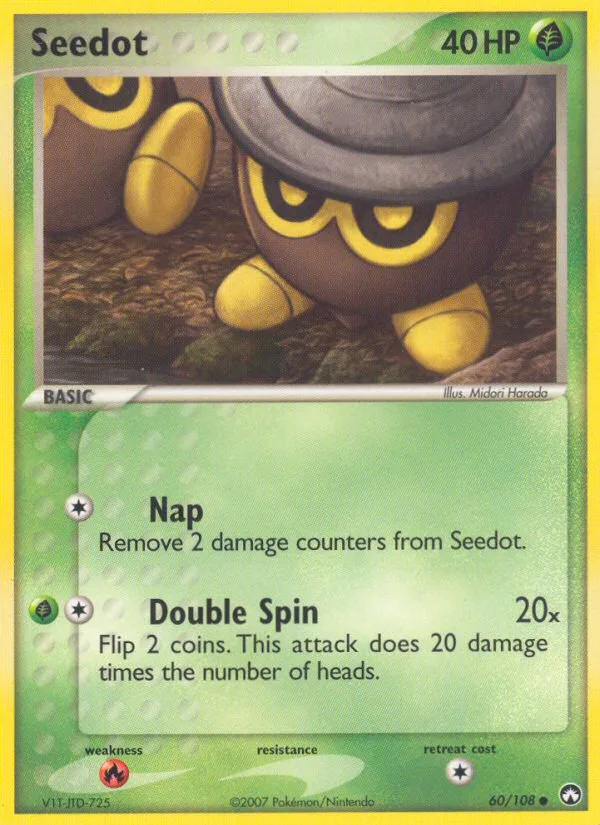 Seedot EX Power Keepers card
