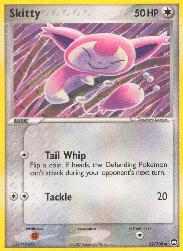 Skitty EX Power Keepers card