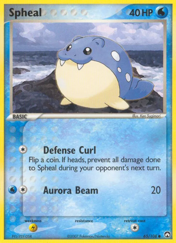 Spheal EX Power Keepers card