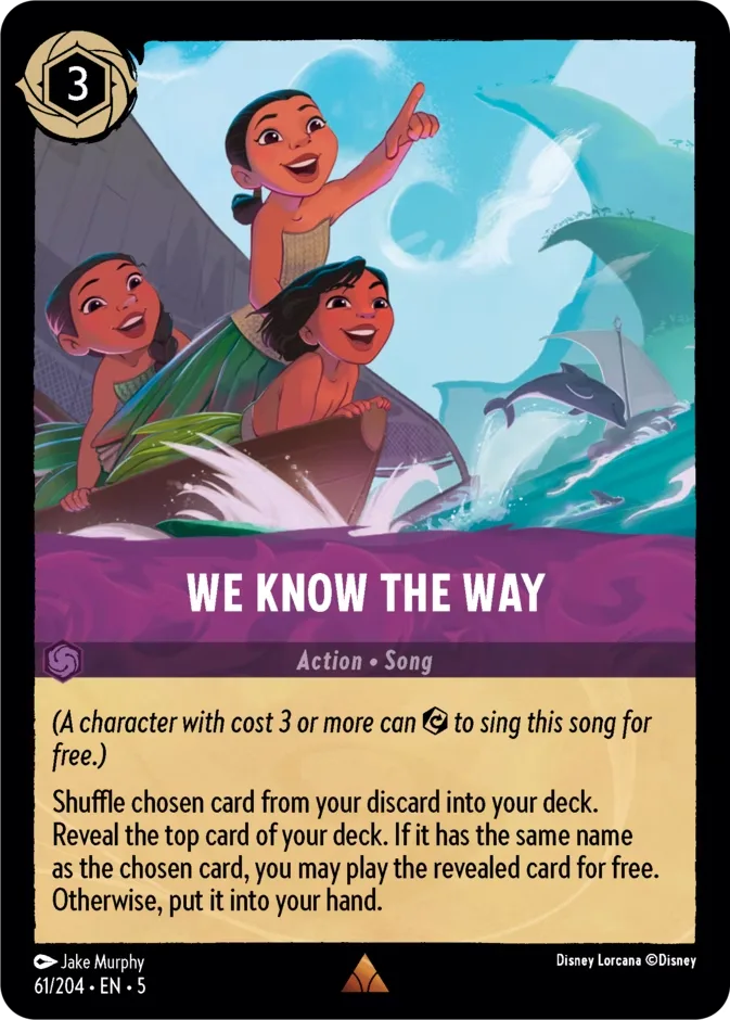 We Know the Way #61 Shimmering Skies Disney Lorcana card