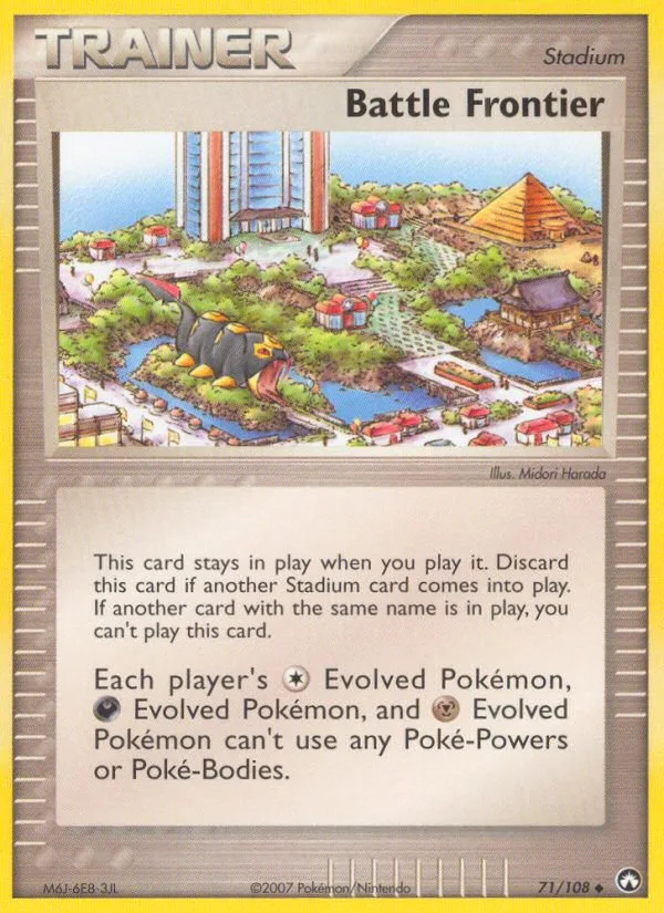 Battle Frontier #71 EX Power Keepers Pokemon card