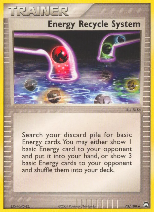Energy Recycle System EX Power Keepers card