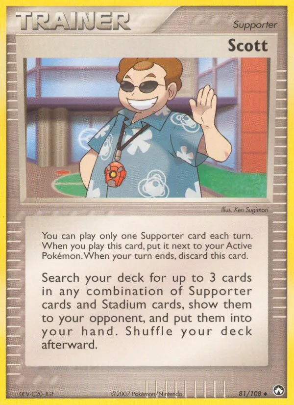 Scott #81 EX Power Keepers Pokemon card