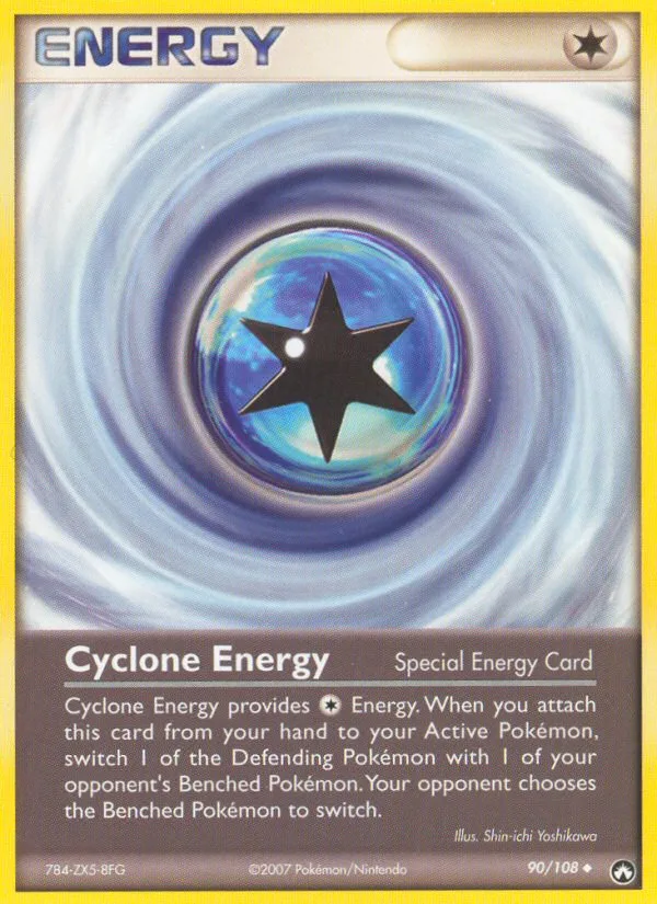 Cyclone Energy #90 EX Power Keepers Pokemon card