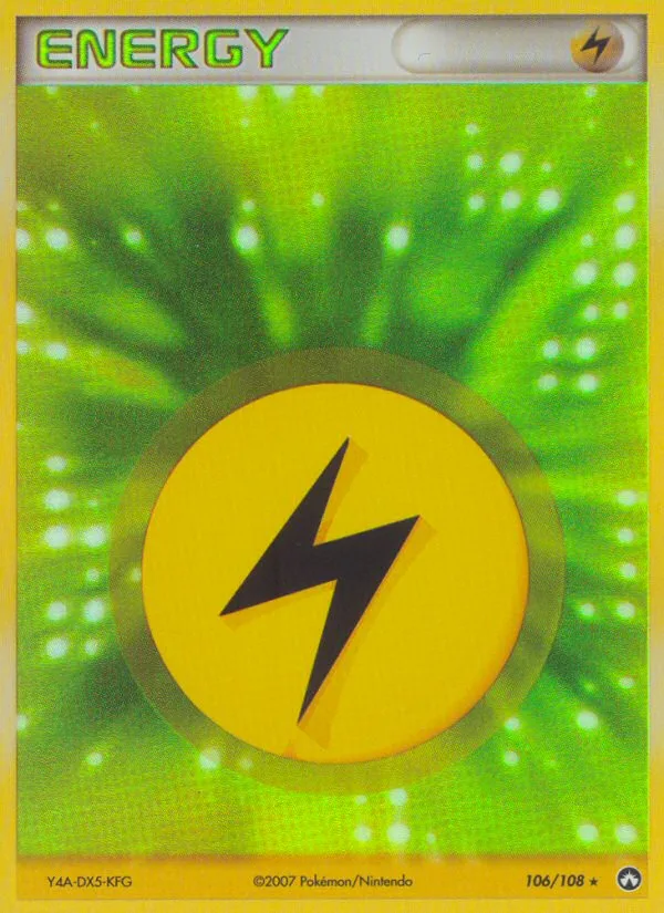 Lightning Energy #106 EX Power Keepers Pokemon card