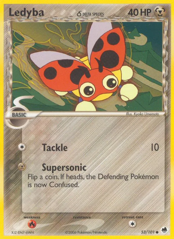 Ledyba δ EX Dragon Frontiers card