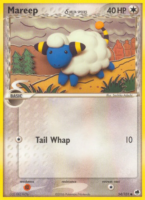 Mareep δ EX Dragon Frontiers card