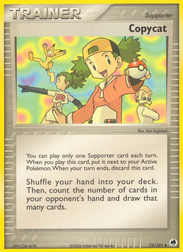 Copycat #73 EX Dragon Frontiers Pokemon card