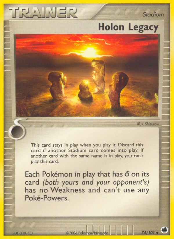 Holon Legacy #74 EX Dragon Frontiers Pokemon card