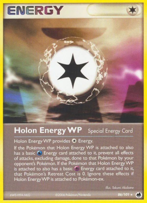 Holon Energy WP #86 EX Dragon Frontiers Pokemon card