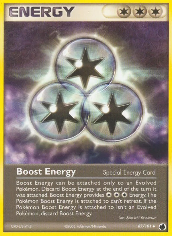 Boost Energy #87 EX Dragon Frontiers Pokemon card