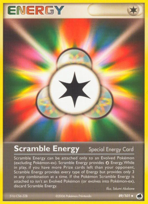 Scramble Energy #89 EX Dragon Frontiers Pokemon card