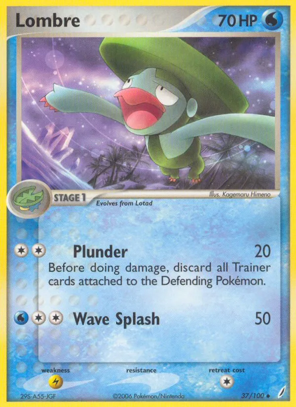 Lombre EX Crystal Guardians card