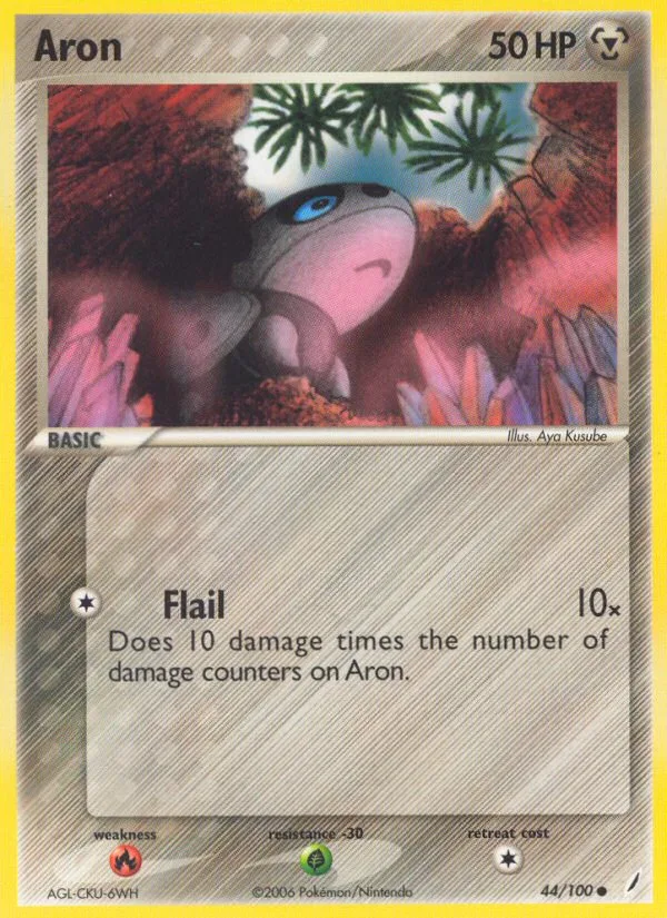 Aron EX Crystal Guardians card