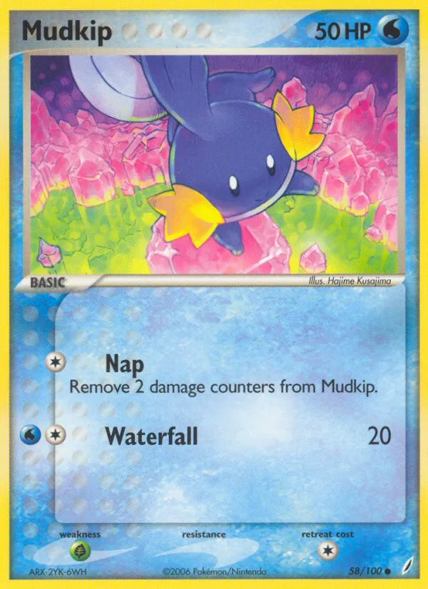 Mudkip EX Crystal Guardians card