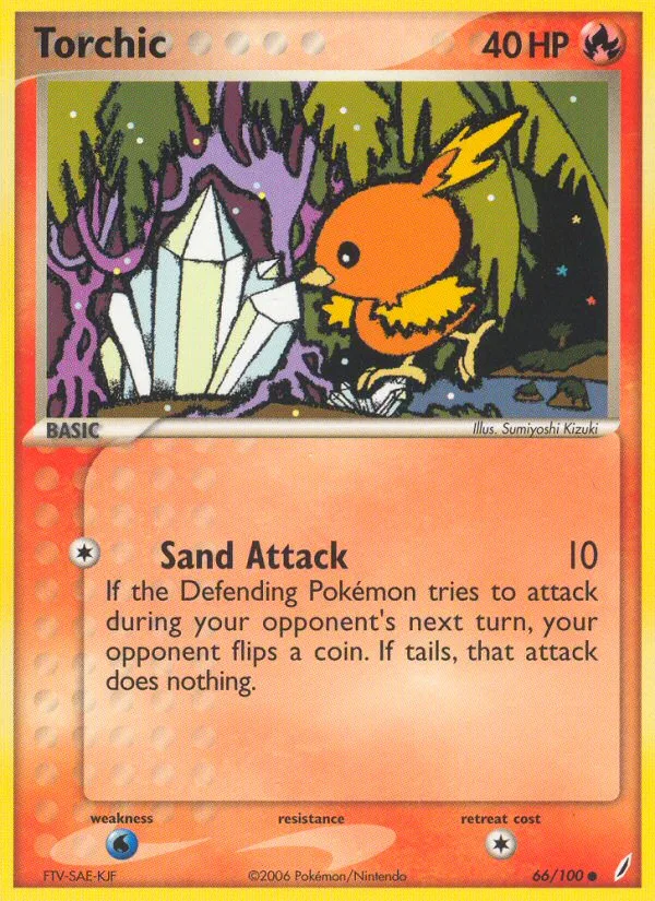 Torchic EX Crystal Guardians card