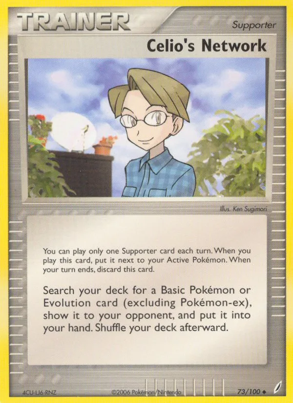 Celio's Network EX Crystal Guardians card
