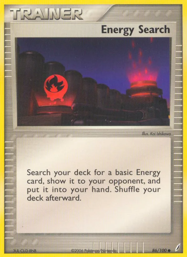 Energy Search #86 EX Crystal Guardians Pokemon card