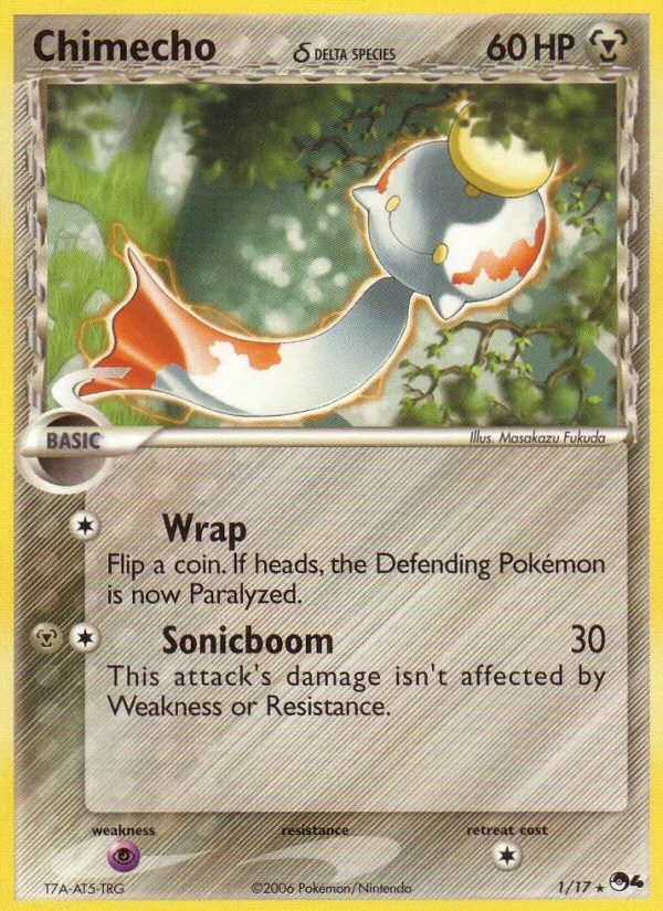 Chimecho δ #1 POP Series 4 Pokemon card