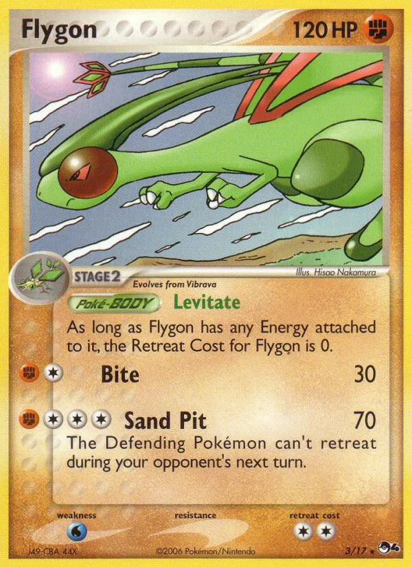 Flygon #3 POP Series 4 Pokemon card