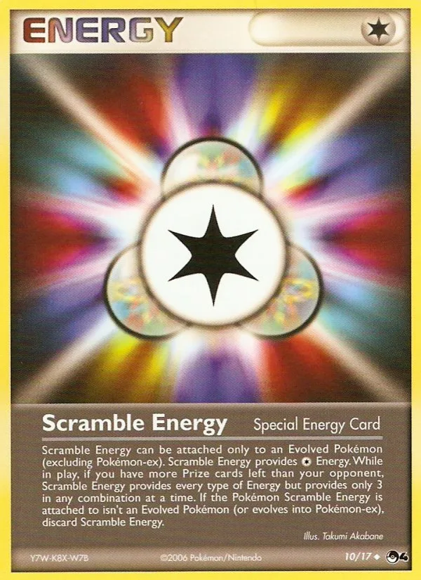 Scramble Energy #10 POP Series 4 Pokemon card