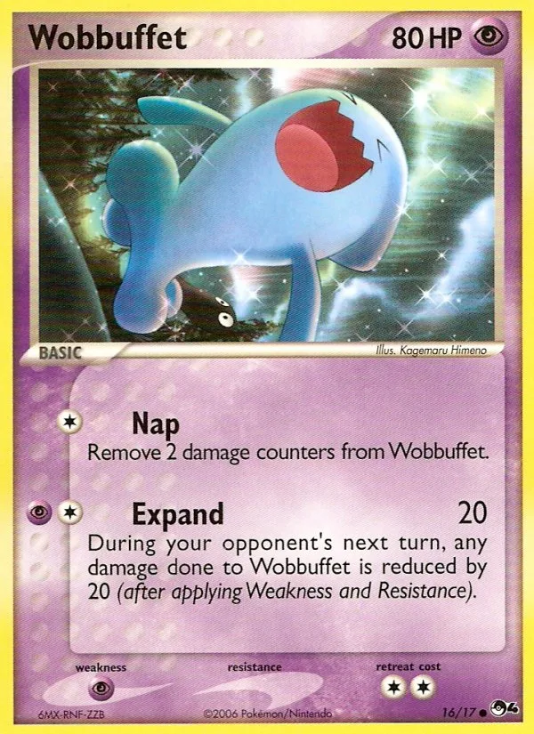 Wobbuffet #16 POP Series 4 Pokemon card