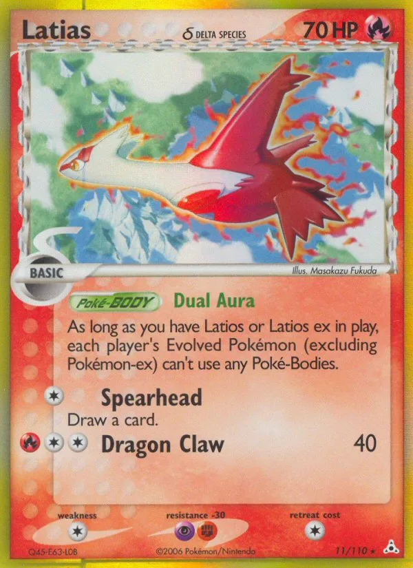 Latias δ #11 EX Holon Phantoms Pokemon card