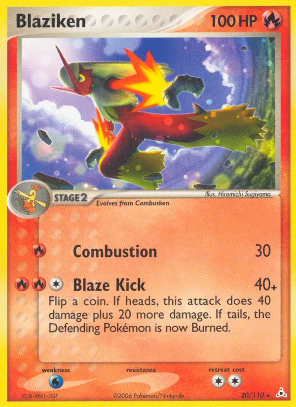 Blaziken #20 EX Holon Phantoms Pokemon card