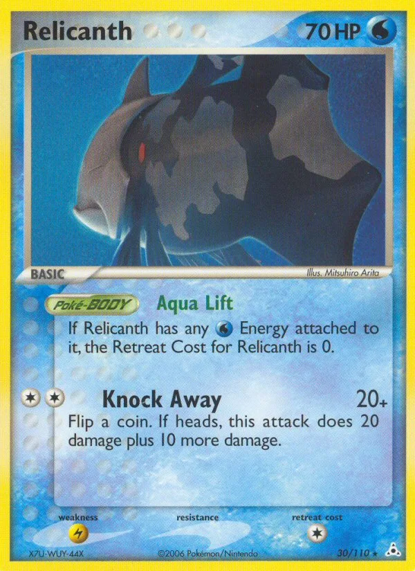 Relicanth EX Holon Phantoms card
