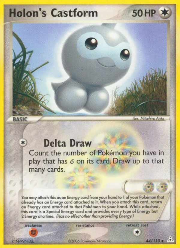 Holon's Castform #44 EX Holon Phantoms Pokemon card