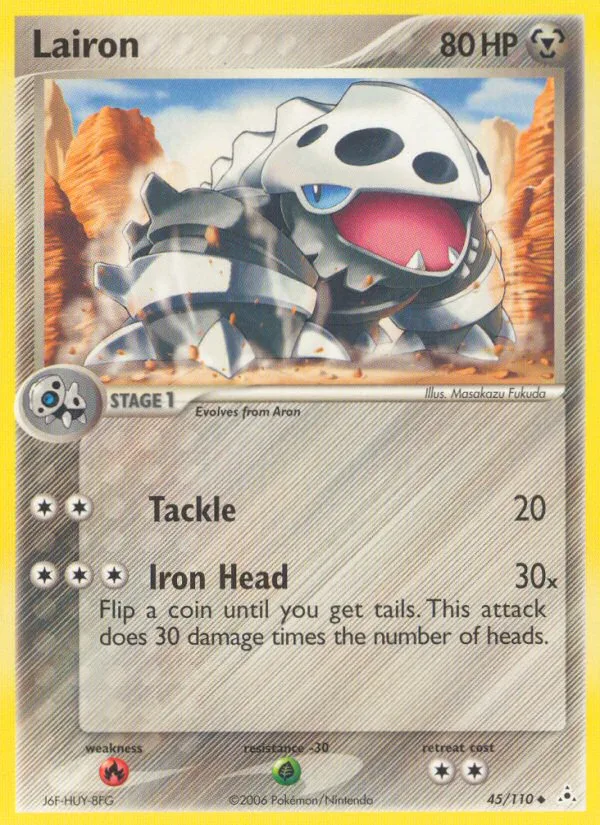 Lairon EX Holon Phantoms card