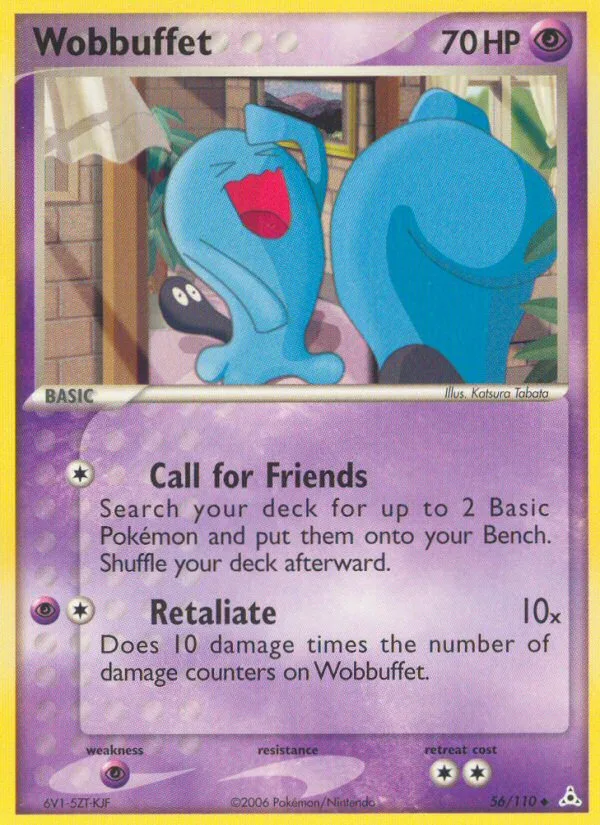 Wobbuffet EX Holon Phantoms card