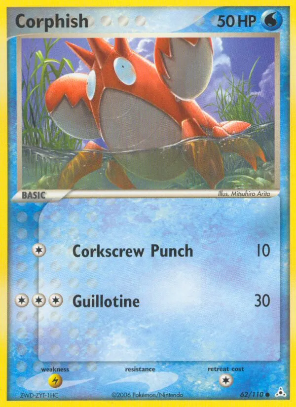 Corphish EX Holon Phantoms card
