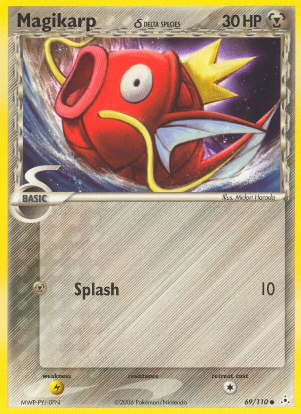 Magikarp δ #69 EX Holon Phantoms Pokemon card