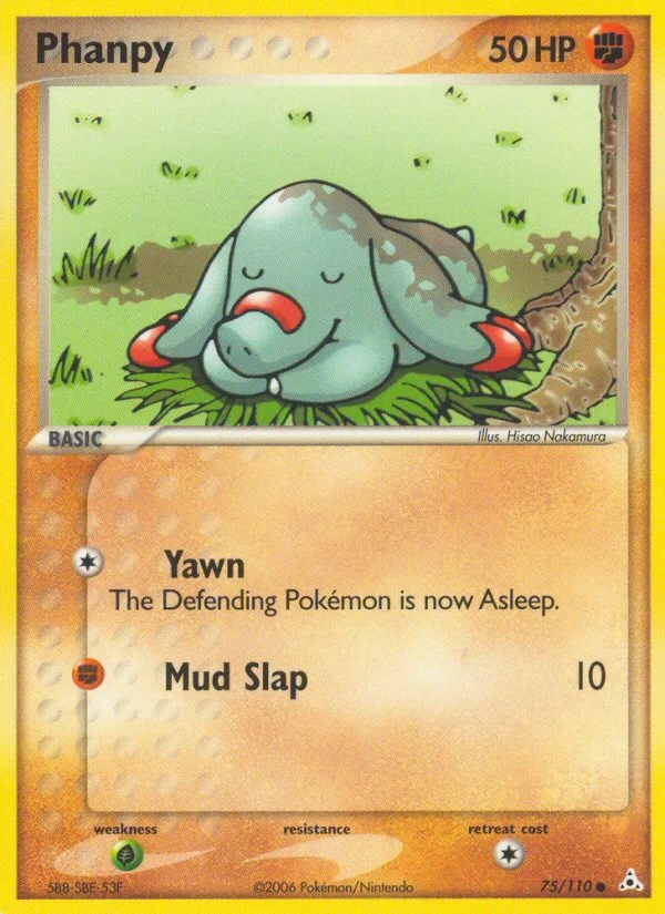 Phanpy #75 EX Holon Phantoms Pokemon card