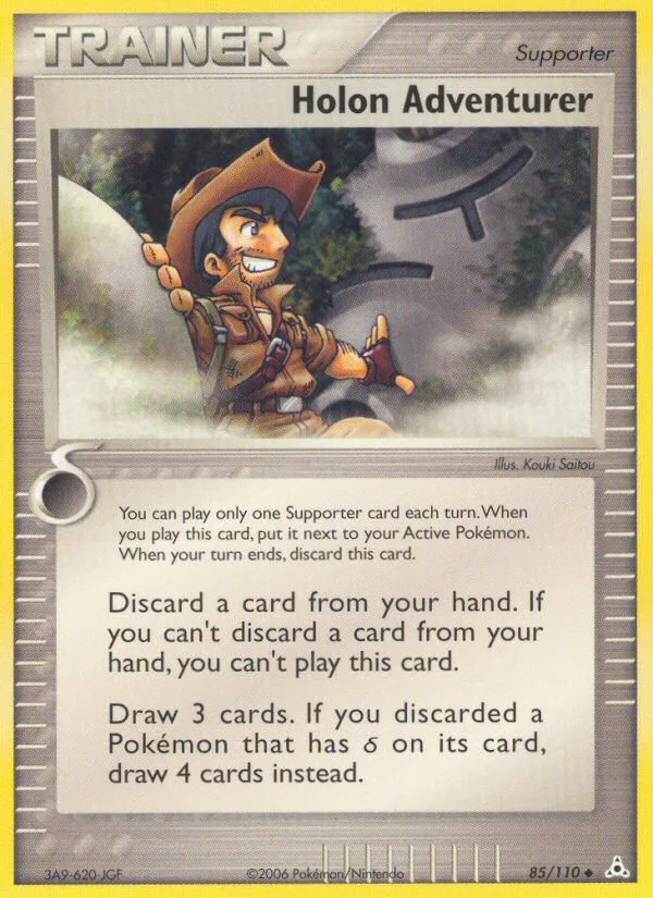 Holon Adventurer #85 EX Holon Phantoms Pokemon card