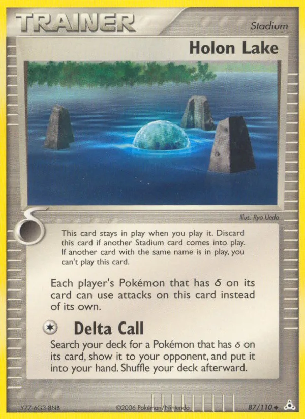 Holon Lake #87 EX Holon Phantoms Pokemon card