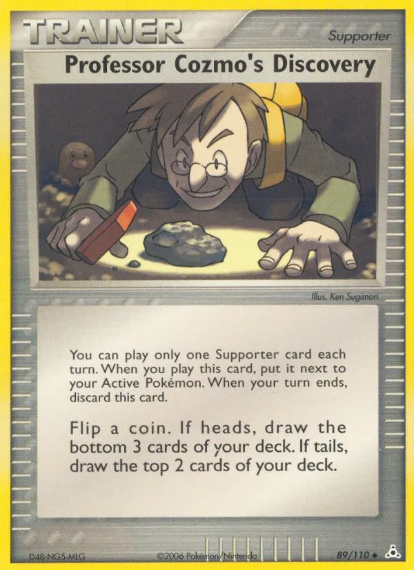 Professor Cozmo's Discovery EX Holon Phantoms card
