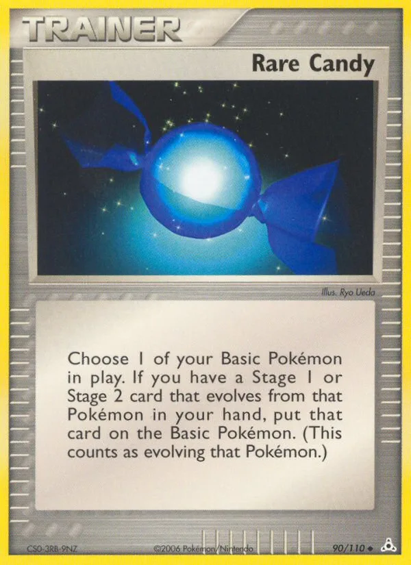 Rare Candy #90 EX Holon Phantoms Pokemon card