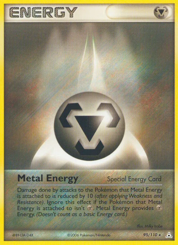 Metal Energy #95 EX Holon Phantoms Pokemon card