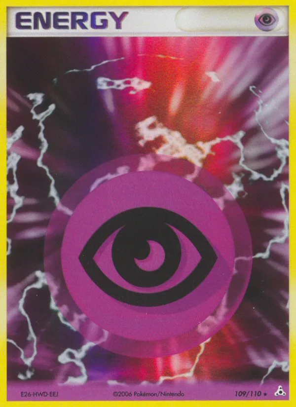 Psychic Energy #109 EX Holon Phantoms Pokemon card
