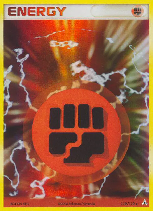 Fighting Energy #110 EX Holon Phantoms Pokemon card