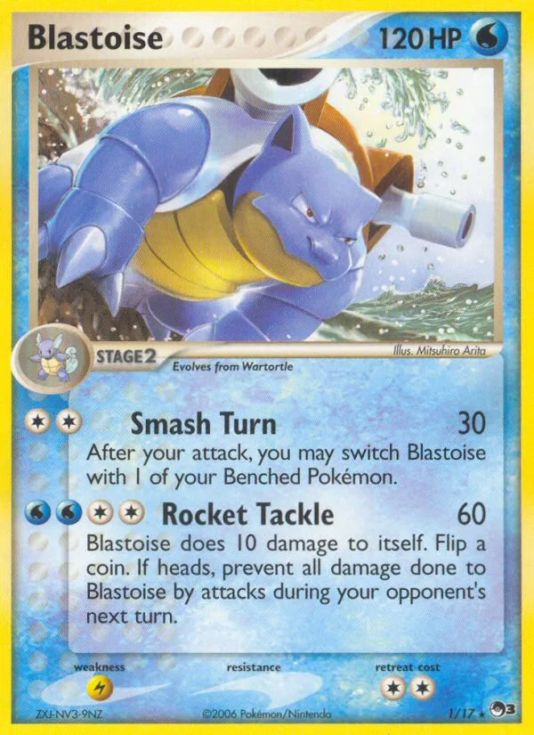 Blastoise #1 POP Series 3 Pokemon card