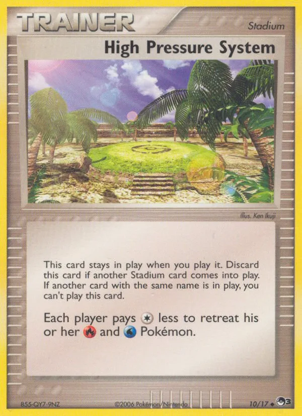 High Pressure System #10 POP Series 3 Pokemon card