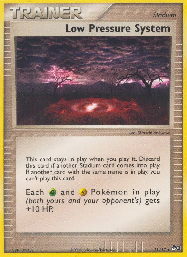 Low Pressure System #11 POP Series 3 Pokemon card