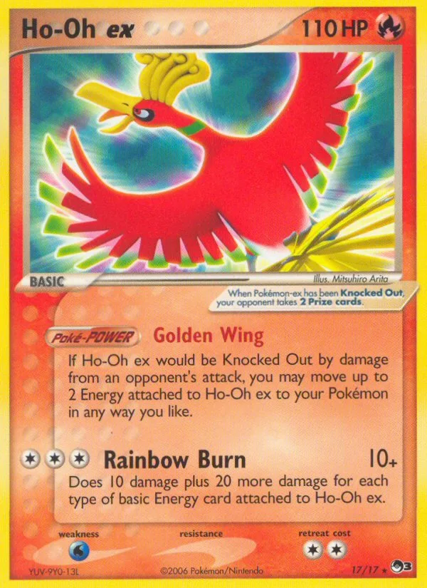 Ho-Oh ex #17 POP Series 3 Pokemon card